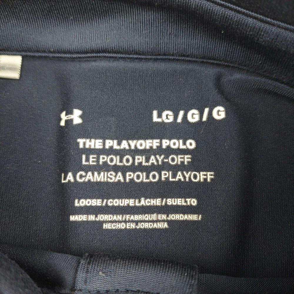 Lot of 2 Under Armour Playoff Polo Shirt Mens Large Golf Performance Stretch - Picture 4 of 10